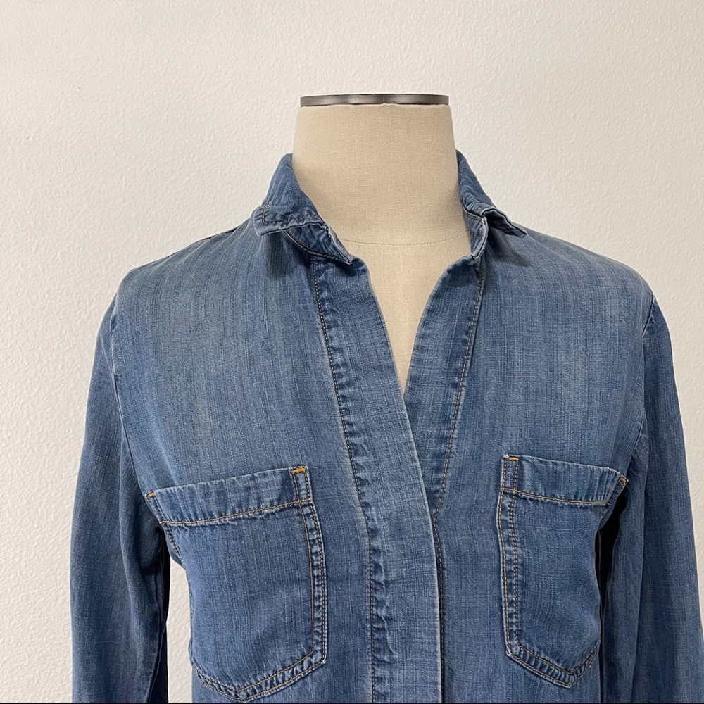 Cloth & Stone- Tencel Button Down Xs - image 2